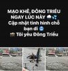 Mưa to ngập lụt ở ngã 3 đường mới đến ngã 3 HaLi Mạo Khê
